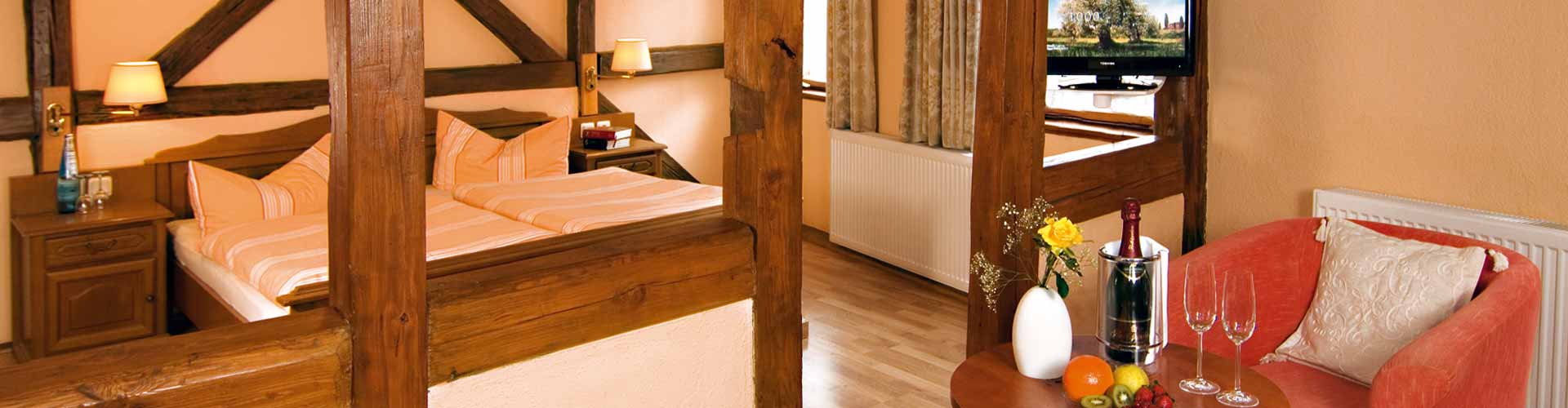 Hotelzimmer Gasthaus Kupfer Kompfortzimmer