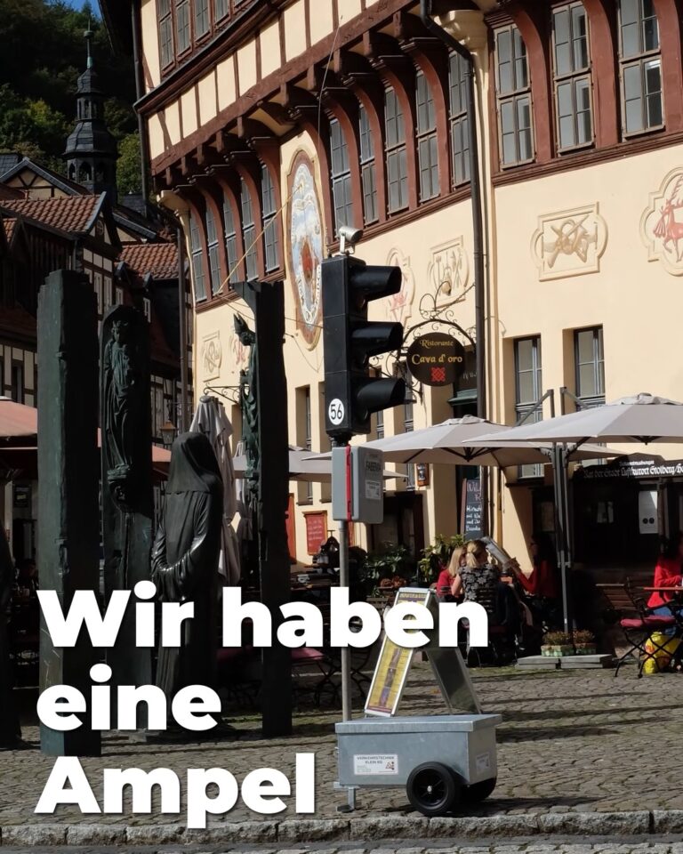 Ampel am Marktplatz Stolberg