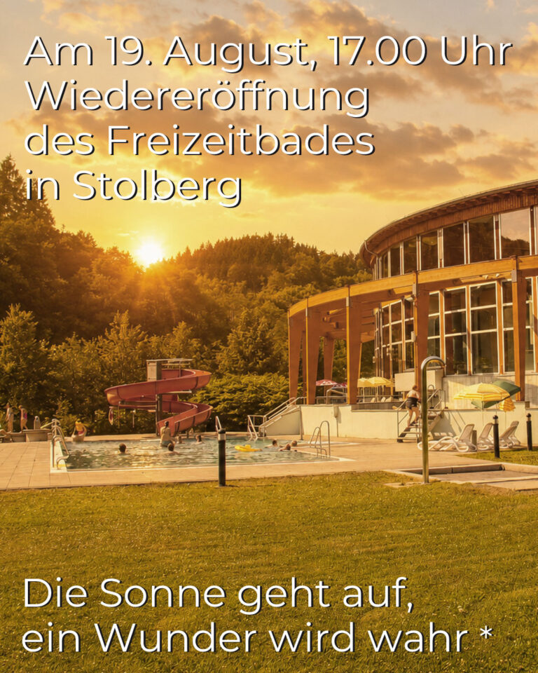 Wiedereröffnung Freizeitbad Thyragrotte Stolberg